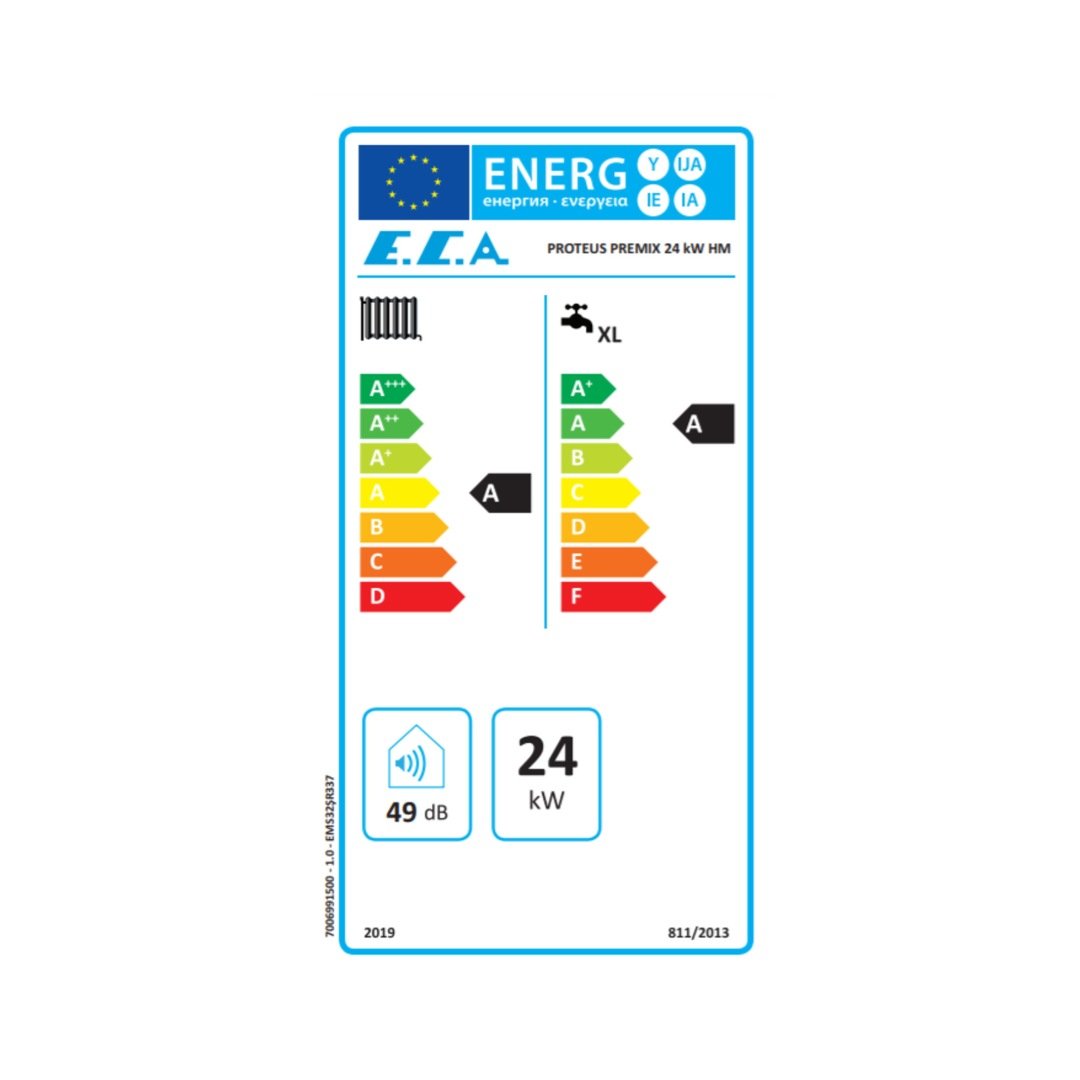 ECA Proteus Premix 24 kW 20.000 Kcal Tam Yoğuşmalı Kombi — görsel 3