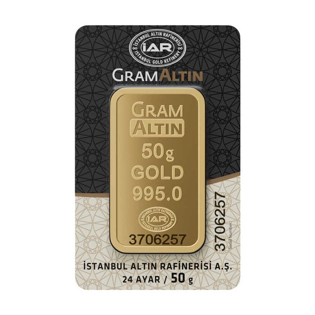 İAR 50 Gram Altın 24 Ayar