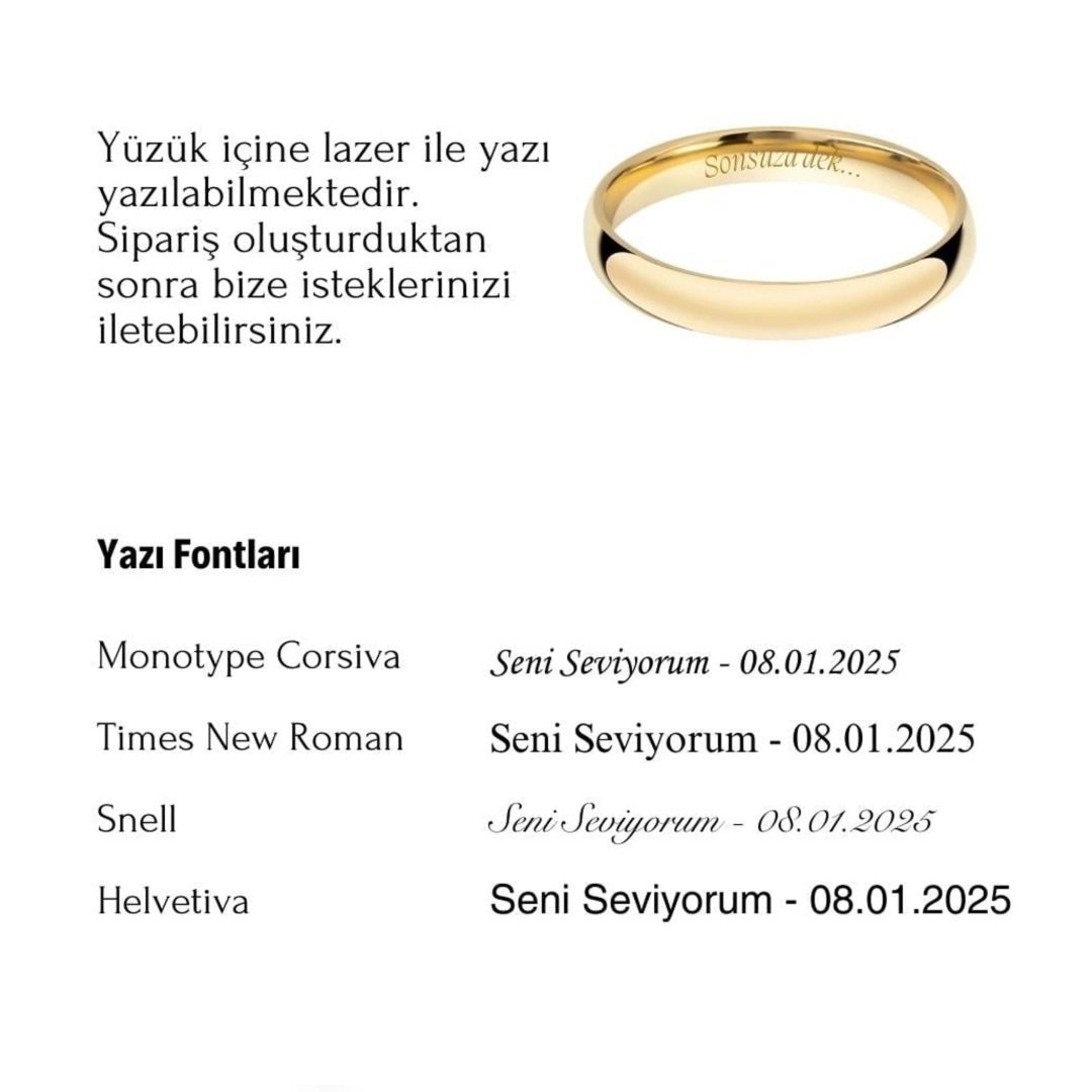 Bombeli Klasik Altın Alyans (5mm) — görsel 4