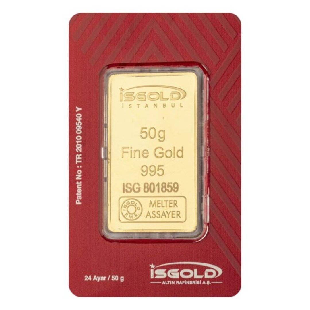 İsgold 50 Gram Altın 24 Ayar