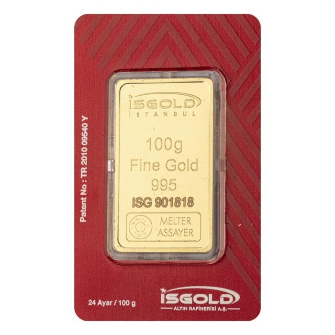 İsgold 100 Gram Altın 24 Ayar