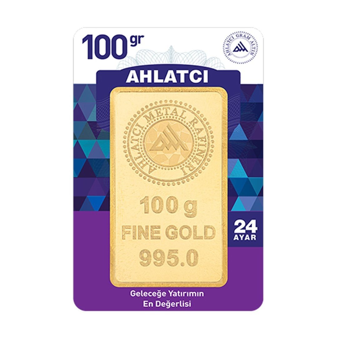 Ahlatcı 100 Gram Altın 24 Ayar