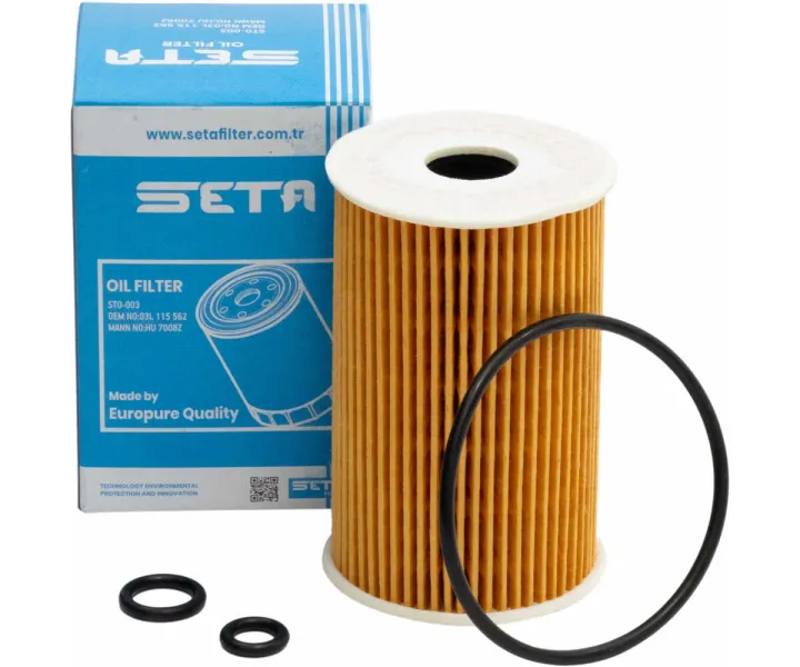 Yağ Filtresi GOLF VI 1.6 TDI 2.0 TDI 2009>, JETTA IV 1.6 TDI-2.0 TDI 2009>, PASSAT 2.0 TDI 2010>, AMAROK 2.0 TDI 2010>, TRANSPORTER T6 2.0 TDI 2009>