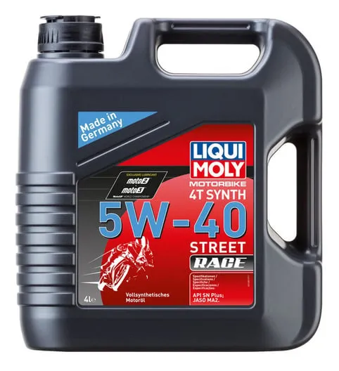 LIQUI MOLY 5W40 4T RACE Motosiklet Tam Sentetik Motor Yağı 4 Litre (1685)