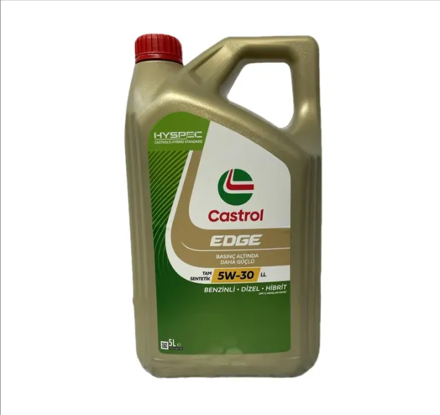 Castrol Edge 5W-30 FST Titanium LL 5 Litre Motor Yağı - Yüksek Performanslı Uzun Ömürlü Sentetik Yağ