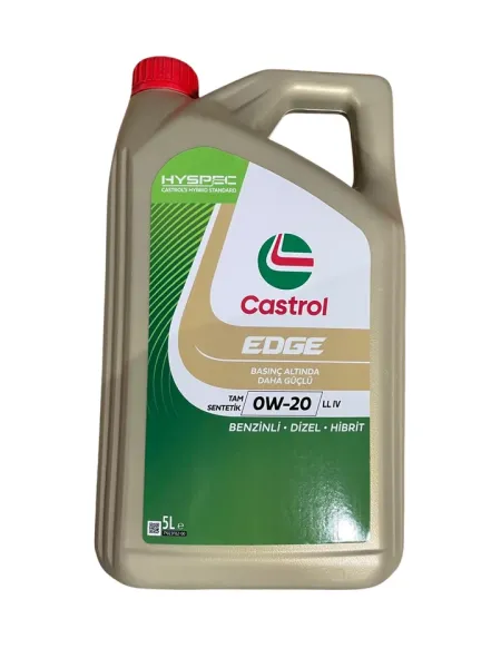 Castrol Edge 0W-20 LL IV 5 Lt Motor Yağı