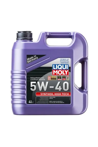 LIQUI MOLY 5W40 Synthoil High Tech Tam Sentetik Motor Yağı 4 Litre (2194)