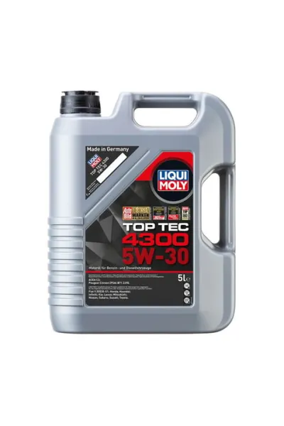 LIQUI MOLY 5W30 Motor Yağı Tam Sentetik TOP TEC 4300 5 Litre (2324)