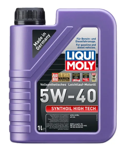 LIQUI MOLY 5W40 Synthoil High Tech Tam Sentetik Motor Yağı 1 Litre (1855)