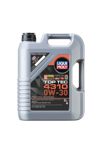 LIQUI MOLY 0W30 Motor Yağı Tam Sentetik TOP TEC 4310 5 Litre (2362)