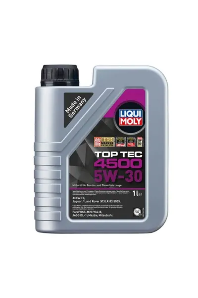 LIQUI MOLY 5W30 Motor Yağı Tam Sentetik TOP TEC 4500 1 Litre (2317)