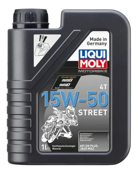 LIQUI MOLY 15W50 4T Street Motosiklet Motor Yağı 1 Litre (2555)
