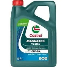 Castrol Magnatec Hybrid 0W20 4Lt Tam Sentetik Motor Yağı - Yüksek Performanslı Koruma ve Yakıt Tasarrufu İçin İdeal