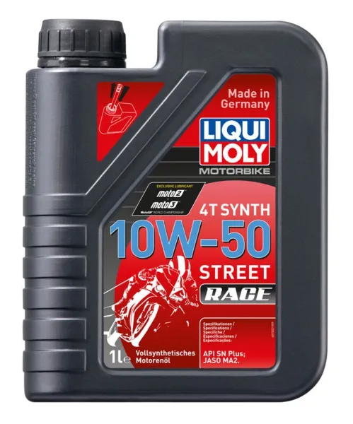 LIQUI MOLY 10W50 4T RACE Motosiklet Tam Sentetik Motor Yağı 1 Litre (1502)