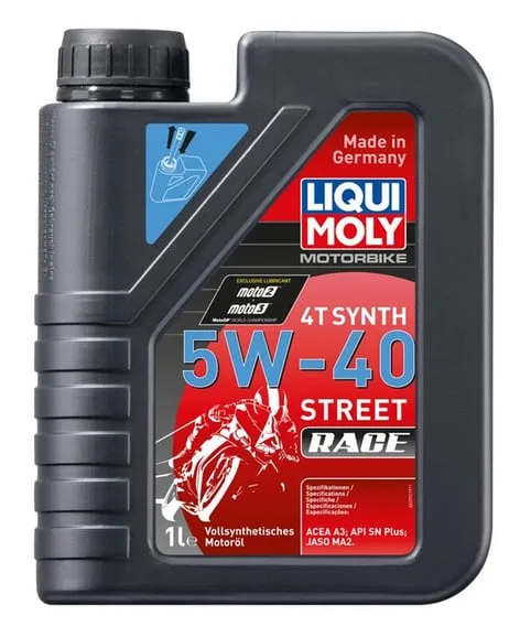 LIQUI MOLY 5W40 4T RACE Motosiklet Tam Sentetik Motor Yağı 1 Litre (2592)