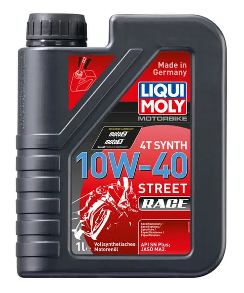 LIQUI MOLY 10W40 4T RACE Motosiklet Tam Sentetik Motor Yağı 1 Litre (20753)