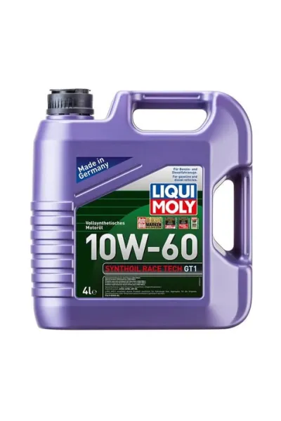 LIQUI MOLY 10W60 Motor Yağı Synthoil Race Tech GT1 4 Litre (7535)