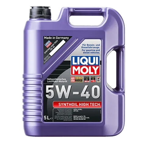 LIQUI MOLY 5W40 Synthoil High Tech Tam Sentetik Motor Yağı 5 Litre (1856)