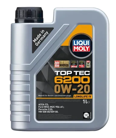 LIQUI MOLY 0W20 Motor Yağı Top Tec 6200 1 Litre (20787)