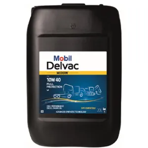 Mobil Delvac Modern 10W-40 Tam Koruma Motor Yağı 20L - Yüksek Performanslı Dizel Motorlar İçin Optimize Edilmiş Uzun Ömürlü Yağ